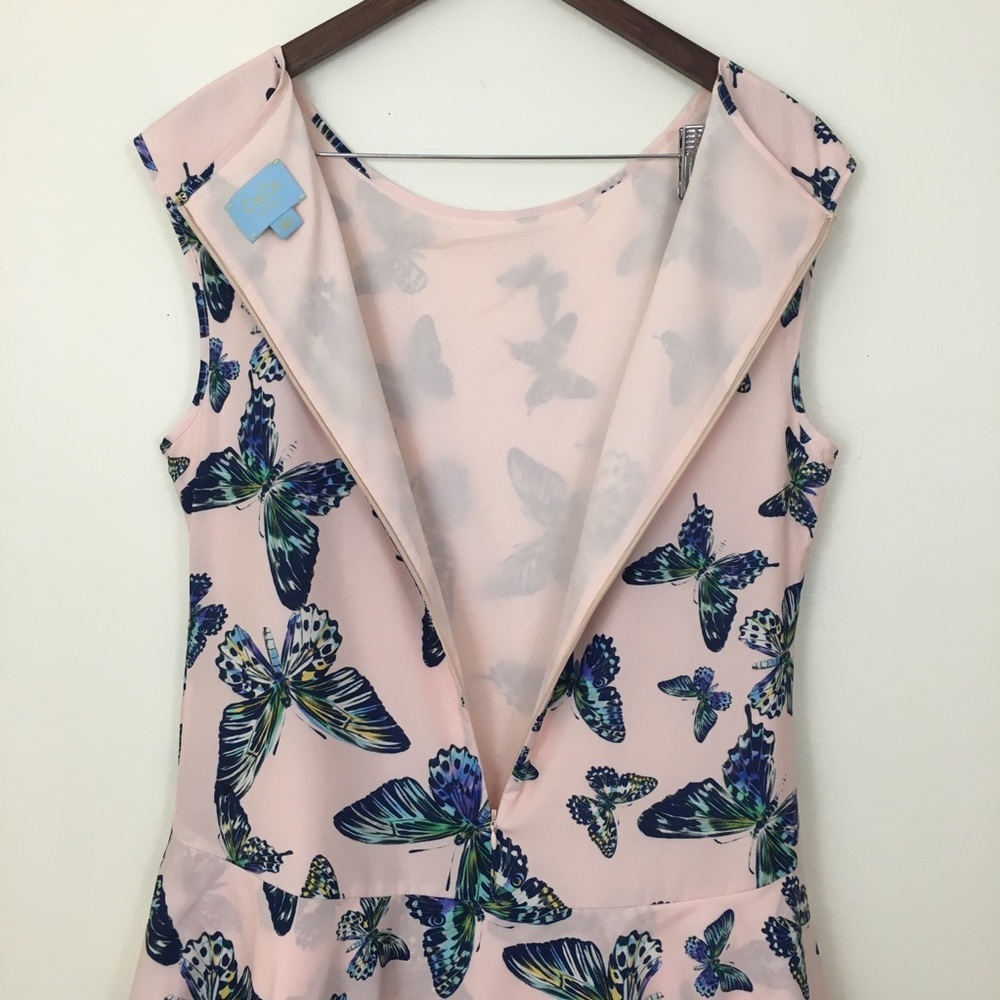 CeCe by Cynthia Steffe Floating Butterflies Dress - Picture 4 of 8